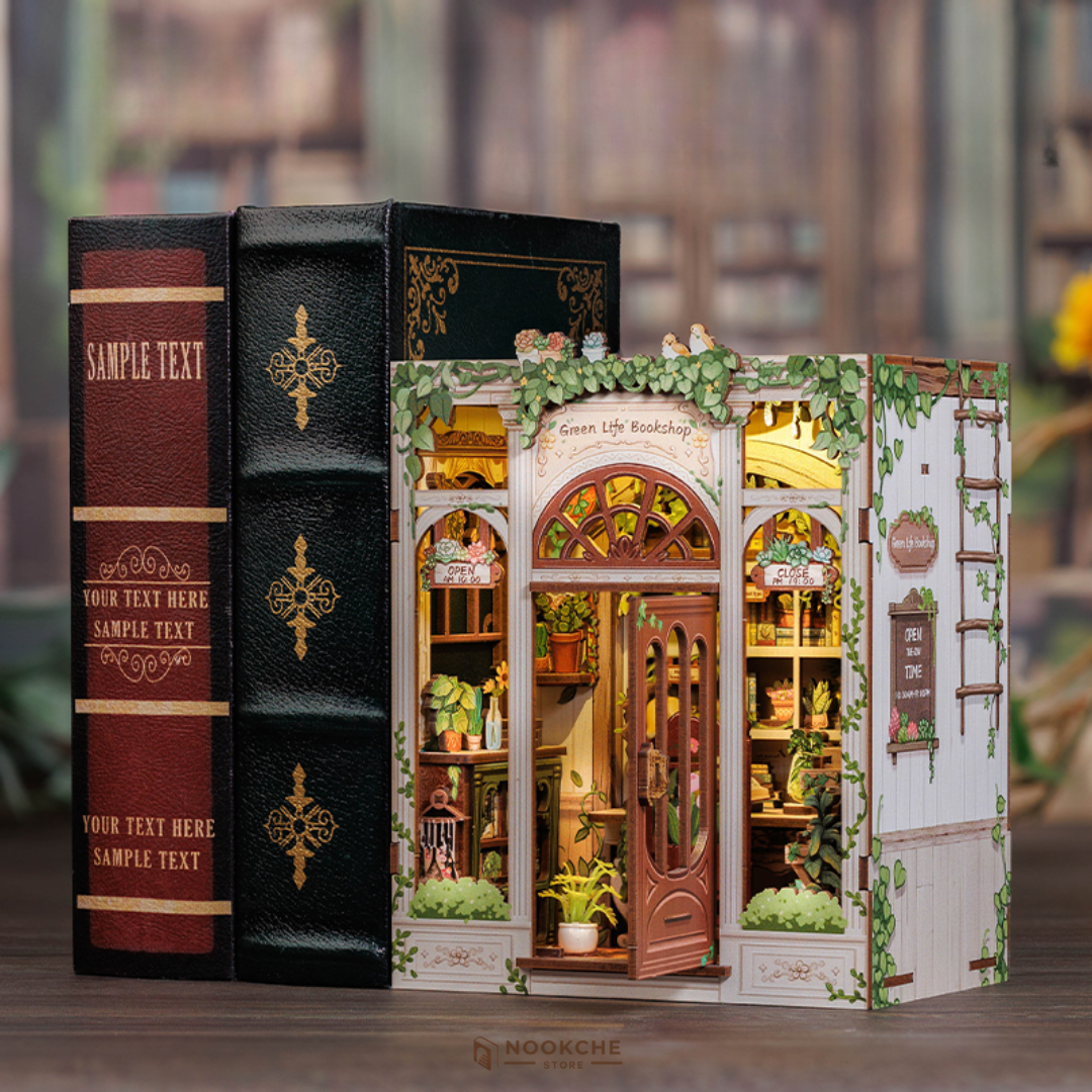 🍃 Зелената книжарница – Хармония между книги и природа 🌿✨