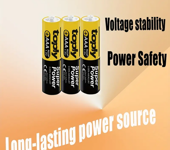 Комплект батерии Toply 2 бр. AAA