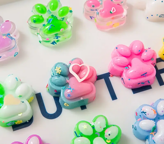 Комплект от 3 мини антистрес лапички