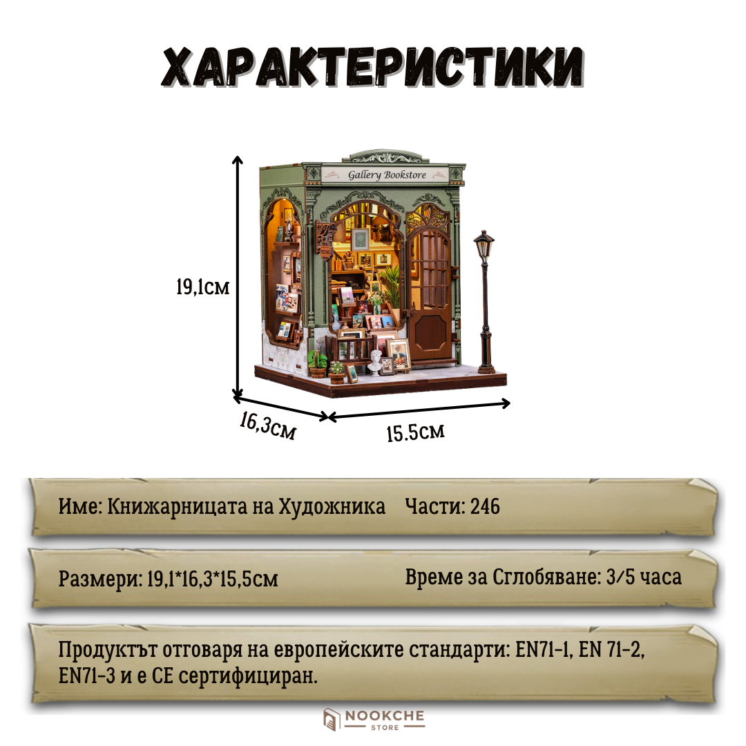 Книжарницата на художника 🎨