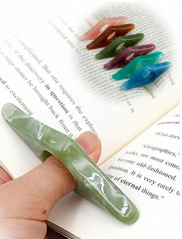 Щипка за книги с палец