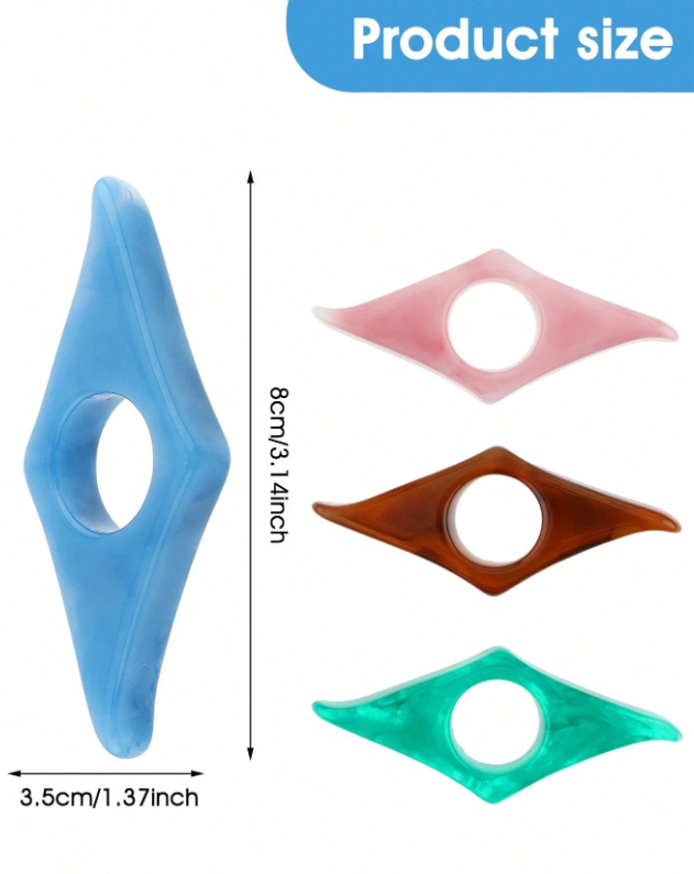 Щипка за книги с палец