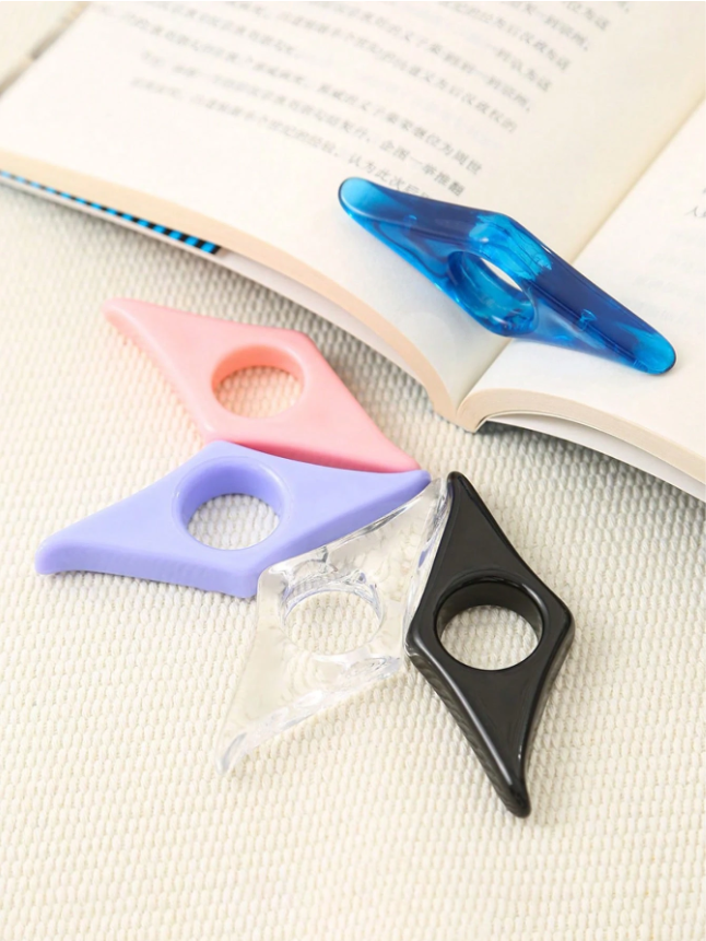 Щипка за книги с палец