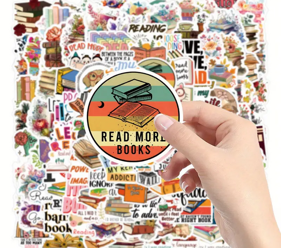 Стикери за книжни мечтатели - 10бр