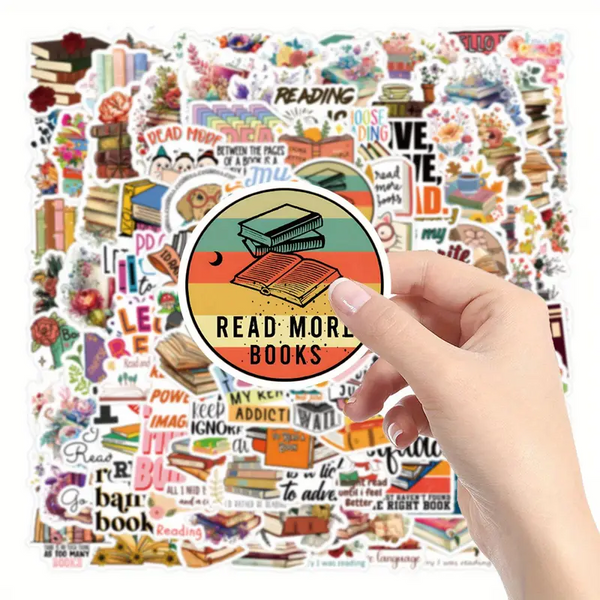 Стикери за книжни мечтатели - 10бр