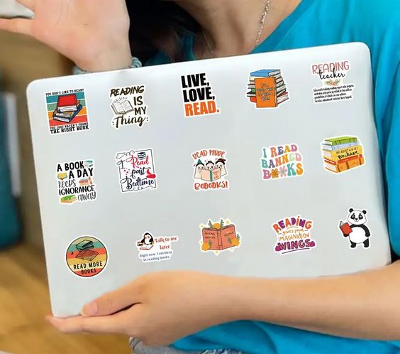 Стикери за книжни мечтатели - 10бр