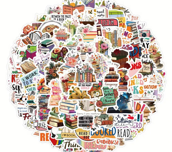 Стикери за книжни мечтатели - 10бр